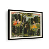 Krishna Waiting For Radha - WALL MOUNT FRAME