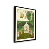 Worship Of Shiva And Devi - WALL MOUNT FRAME