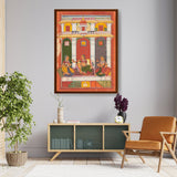 Gunakali Ragini - Framed Canvas