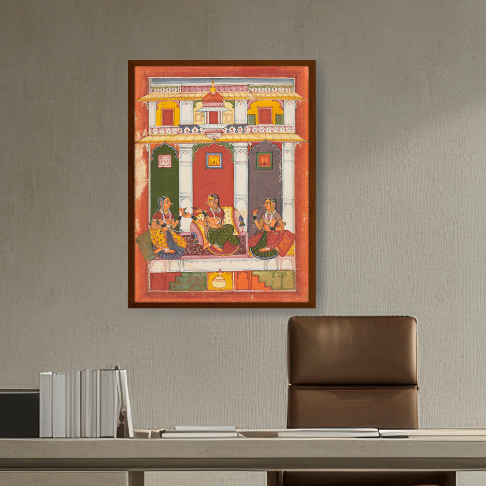 Artist2 - Art - Gunakali Ragini - Framed Canvas