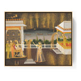 Ladies Celebrating Diwali - FLOATING FRAME
