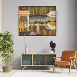 Ladies Celebrating Diwali - FLOATING FRAME