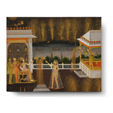 Ladies Celebrating Diwali - Wall Canvas
