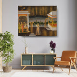 Ladies Celebrating Diwali - Wall Canvas