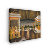 Ladies Celebrating Diwali - Wall Canvas