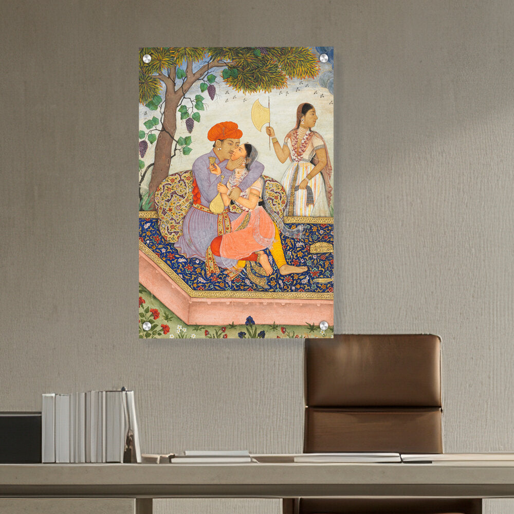 Artist2 - Art - Lovers Embracing - Acrylic Wall Photo