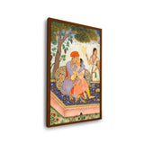 Lovers Embracing - Framed Canvas