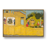 Sita In The Garden Of Lanka - FLOATING FRAME