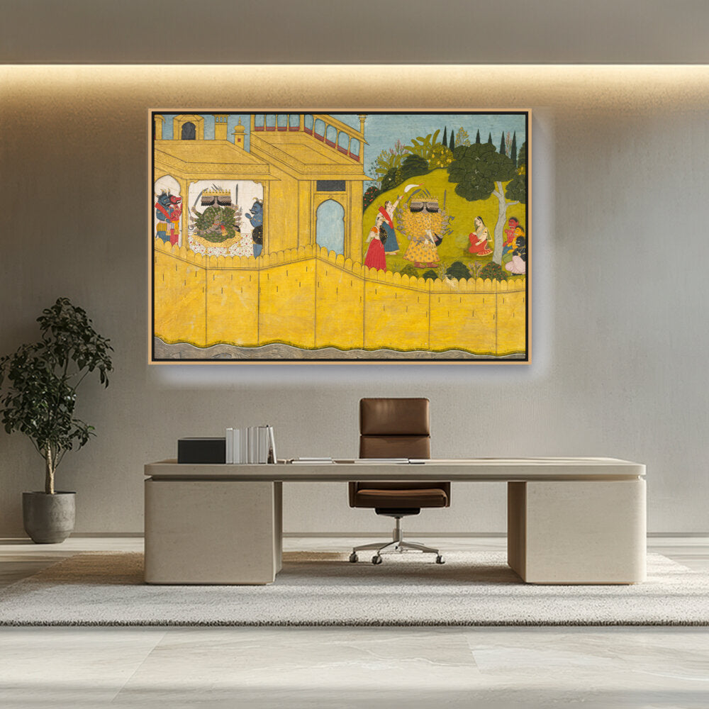 Artist2 - Art - Sita In The Garden Of Lanka - FLOATING FRAME