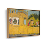 Sita In The Garden Of Lanka - FLOATING FRAME