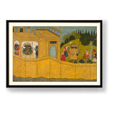 Sita In The Garden Of Lanka - WALL MOUNT FRAME