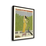 Woman Drying Her Hair - WALL MOUNT FRAME