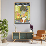 LORD SHIVA WITH SHRI GANESHA - FLOATING FRAME