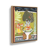 LORD SHIVA WITH SHRI GANESHA - FLOATING FRAME