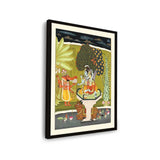 LORD SHIVA WITH SHRI GANESHA - WALL MOUNT FRAME
