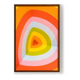 Multi Color Wall Art - Framed Canvas