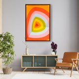 Multi Color Wall Art - Framed Canvas
