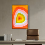 Multi Color Wall Art - Framed Canvas