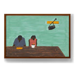 They Were Very Poor - Framed Canvas