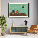 They Were Very Poor - WALL MOUNT FRAME