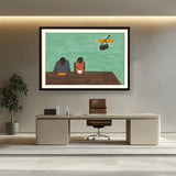 They Were Very Poor - WALL MOUNT FRAME