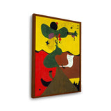 Portrait Of Miss Mills - Framed Canvas