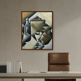 Artist2 - Art - Jar, Bottle And Glass - Framed Canvas