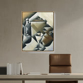 Artist2 - Art - Jar, Bottle And Glass - FLOATING FRAME