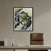 Artist2 - Art - Jar, Bottle And Glass - WALL MOUNT FRAME