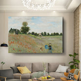 Artist2 - Art - Sunny Day In The Poppy Field - Wall Canvas