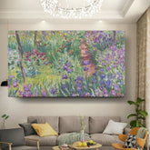 Artist2 - Art - Path Through The Iris Garden - Wall Canvas