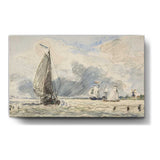 Sailing At Dusk - Wall Canvas