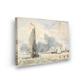 Sailing At Dusk - Wall Canvas