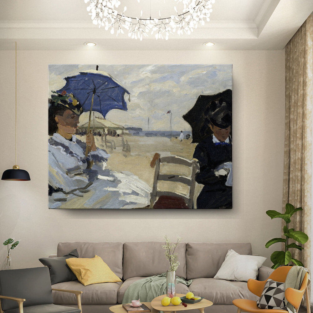 Artist2 - Art - Ladies At The Beach - Wall Canvas