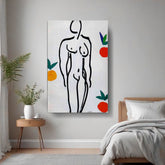 Artist2 - Art - Figure With Fruits - Wall Canvas