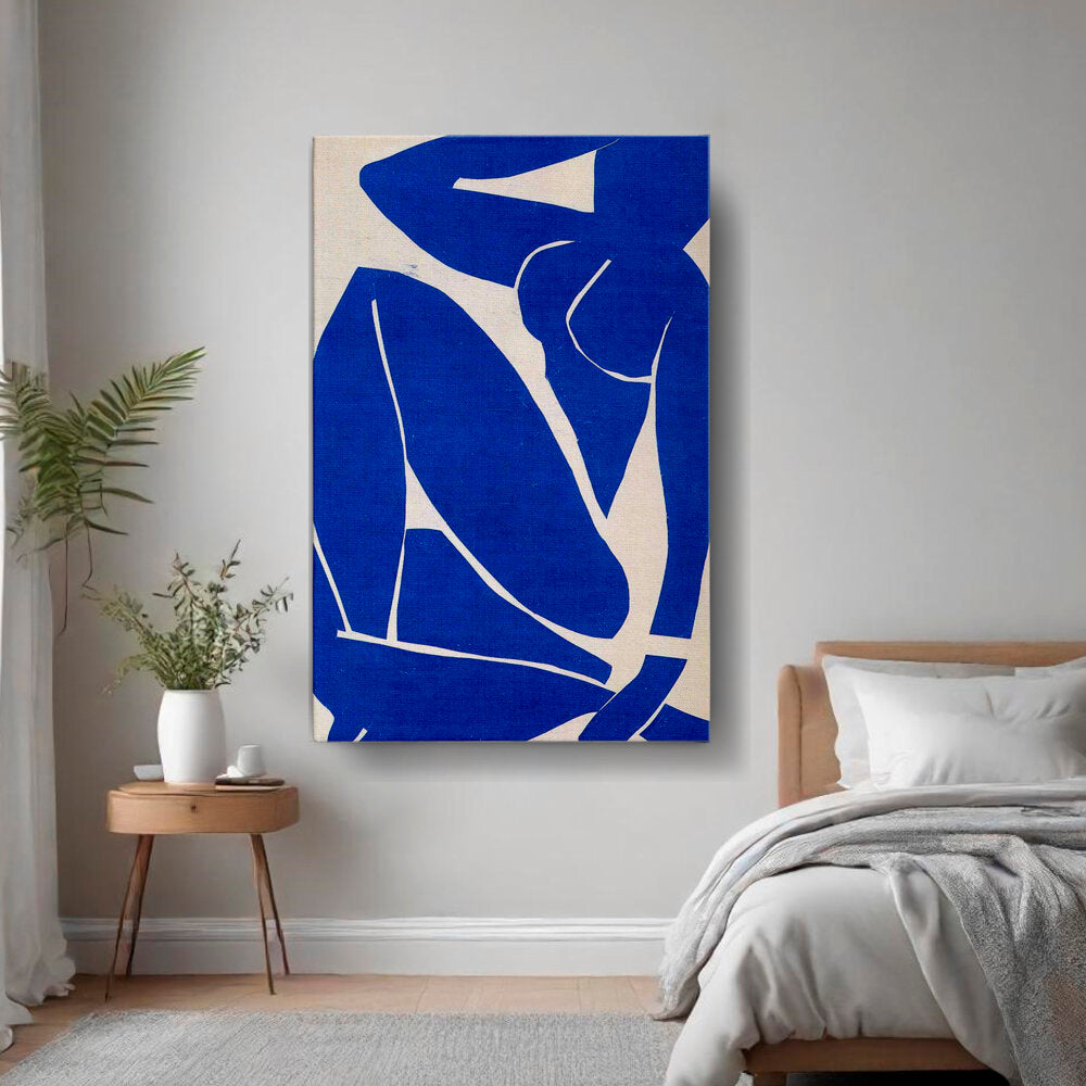 Artist2 - Art - Blue Nude - Wall Canvas