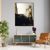 A Girl With A Pearl Earring - Floating Framed Canvas