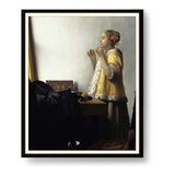 A Girl With A Pearl Earring - Framed Wall Art