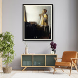 A Girl With A Pearl Earring - Framed Wall Art