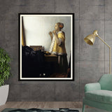 Artist2 - Art - A Girl With A Pearl Earring - Framed Wall Art