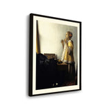 A Girl With A Pearl Earring - Framed Wall Art