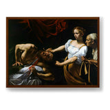 Judith Beheading Holofernes - Framed Canvas