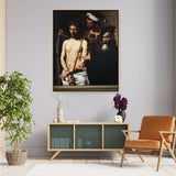 Crowned Suffering - Floating Framed Canvas