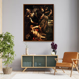 The Martyrdom Of Saint Matthew - Framed Canvas