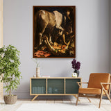 The Fallen Knight - Framed Canvas