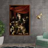 Artist3 - Art - Madonna And Child With Saints - Framed Canvas