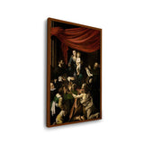 Madonna And Child With Saints - Framed Canvas
