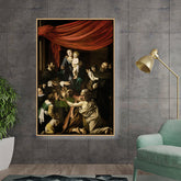 Artist3 - Art - Madonna And Child With Saints - Floating Framed Canvas