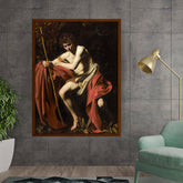 Artist3 - Art - The Youth With A Sword - Framed Canvas