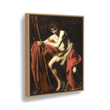 The Youth With A Sword - Floating Framed Canvas